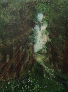 Kristýna Strassová - Lesem..., akryl na plátně