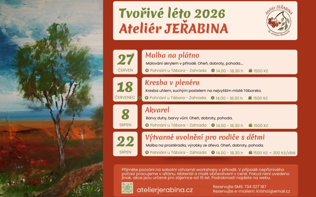 Tvořivé léto 2026 v&nbsp;Ateliéru Jeřabina